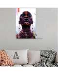 African Canvas print wall hanging