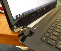 We repair broken hinges of a laptop screen