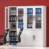 Storage Cabinets: Glass Fronted Steel Office Cabinet