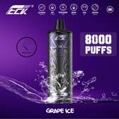 KK Energy 8000 Puffs Rechargeable Vape – Grape Ice
