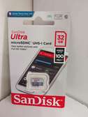 Sandisk Ultra 32GB 100MB/S UHS-I Class 10 Microsdhc Card