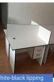 Four way office working station desks