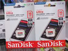 SanDisk Ultra 16GB SDHC UHS-I Micro SD Card with 98MB/S Read