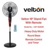 16” remote controlled stand fan