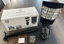 V380 Pro Solar Street Light PTZ Flood Light 4G Camera