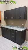 Black kitchen cabinet installtion and fixing Nairobi