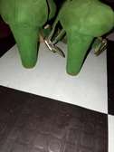 Olive green block sandals for sale