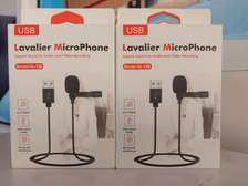 USB Lavalier Lapel Microphone for Video Recording Podcasting