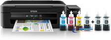 Epson L210 Inkjet Printer Black with Scanner Copier