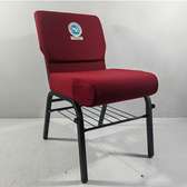 Office Chair Metal Frame Cushioned Seat