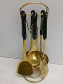 7 in 1 gold vanished serving spoon set
