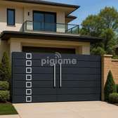 Modern heavy steel security sliding gates