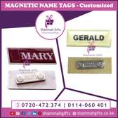 PERSONALIZED EXECUTIVE NAME TAGS MAGNETIC
