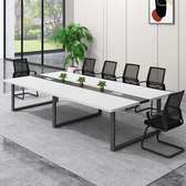 Office Table : 2.4 Meter Boardroom Meeting Office Table