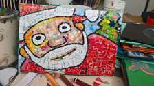 Handmade Gift Cards Customizable Art Painting Mosaic