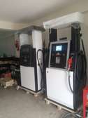 Fuel station dispenser pumps
