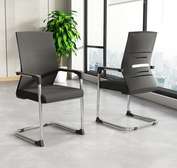 Office Chair : HighBack Black Fabric Guest Chair