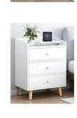 Bedside Table With 3 Drawers