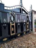 Elegant steel plus metal gates with executive finish