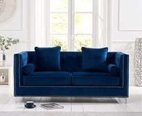 Latest blue two seater sofa set