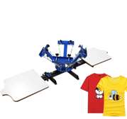 4Color 2Station Silk Machine for Tshirt Printing Screen