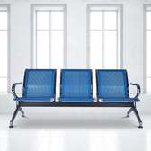 3 Link Non Padded Mettallic Reception Waiting Bench