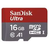 Sandisk micro SDHC UHS-I Card-16GB - Red & Grey
