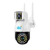 4MP sim card Cctv Ip Camera Dual Lens