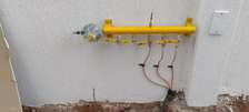 Gas line installation