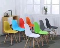 Eames office chairs in multiple colors