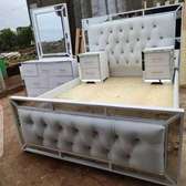 5x6 bed +two side drawers +dressing mirror