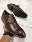 Premium John Foster Laced Leather Mens Official Shoes
