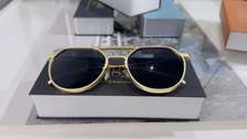 Golden Aviator Luxe Shades