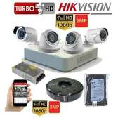 HIK Vision Four CCTV Cameras Complete System Kit.