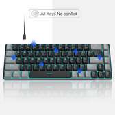 MageGee Portable 60% Mechanical Gaming Keyboard