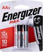 2Pcs Energizer MAX Alkaline Batteries