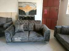 Trendy two seater grey sofa set for sale in Kenya
