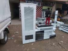 Dining area kitchen cabinet with tv stand