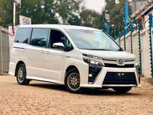 Toyota Voxy hybrid white color 2019 model