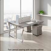 Office Workstation; 2 Way Open Office Workstation