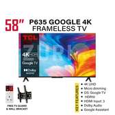 TCL  58 inch 4K HDR Google TV