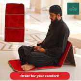 Foldable Muslim Prayer Mat with Backrest