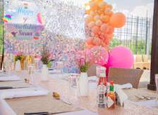 Birthday decorations, balloon backdrops & garland decor