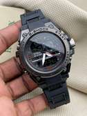 G-Shock Original Casio WR 20 Bar Men Black Metal Wrist Watch