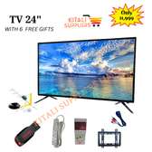 24 inch tv with 6 free gifts