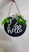 *Hello,Welcome Decorative wall hanging