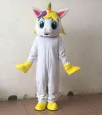 Unicorn themed mascot