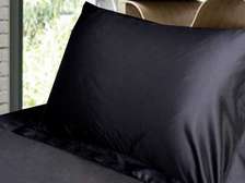 ELEGANT BLACK AND SILVER PILLOW CASES