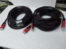 10M Red Black Braided Cord 1080P HDMI Male/Male HDTV LED TV