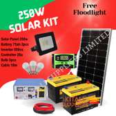 250w solar fullkit with powerstart battery with 2pc batt